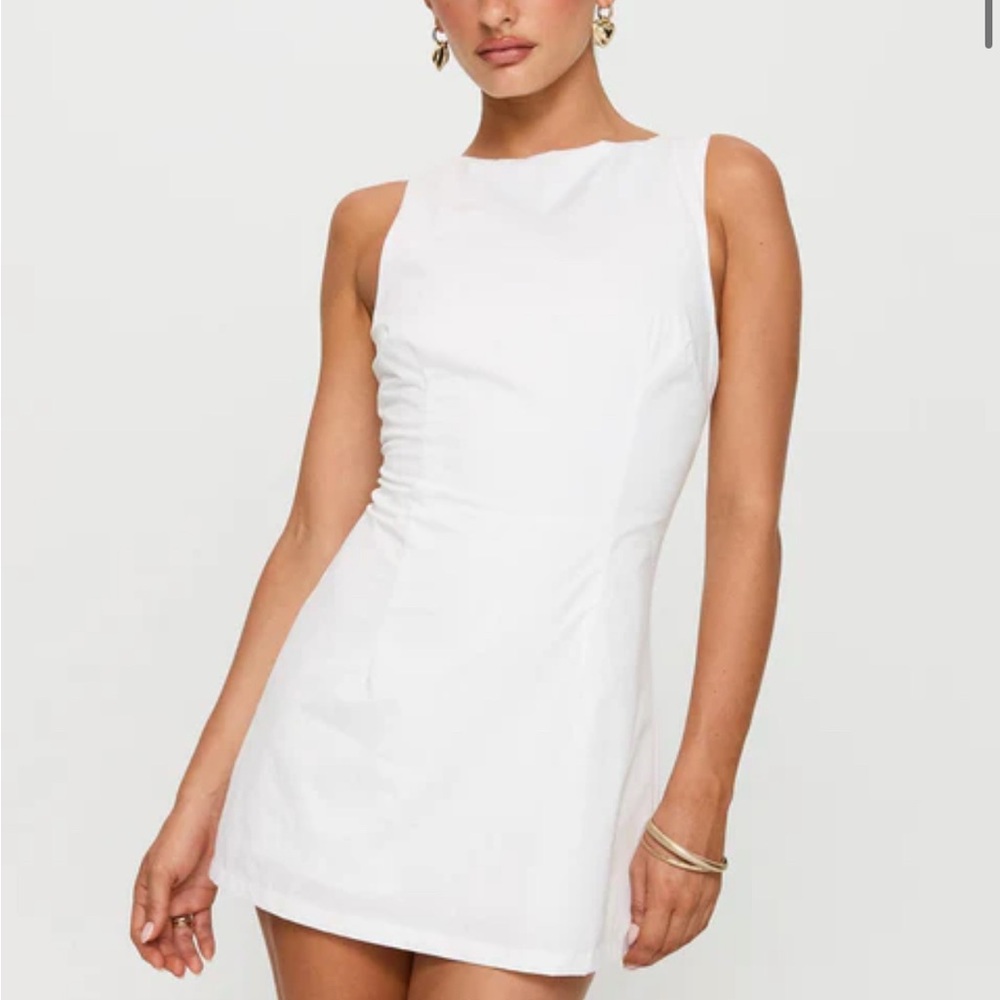 Princess Polly White Yumiko Romper Petite